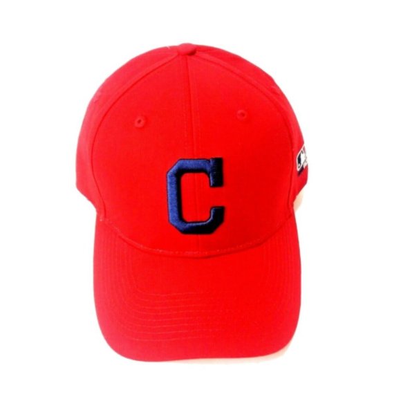 Bundle "3 x $20" Cleveland Indians Red NEW Baseball Cap MLB Adult OSFM Logo Team - Picture 1 of 10